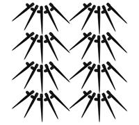 TOKIDNY 40 Pièces Arroseur de Jardin Noir à 360 Degrés avec Protection Anti-Fuite, Plastique Solide, pour Irrigation en Serrage et Jardin en Conteneur, Dimensions 13,5x3x1,7cm