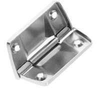TOKIDNY 6 Pièces Charnières Robustes en Fer pour Boîte à Outils et Boîte en Bois Fonction de Fixation Solide Couleur Argenté Adaptées au Couvercle Portable
