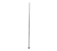 TOKIDNY Agitateurs à Café Réutilisables Tiges Décoratives Solides et Solide en Acier Inoxydable Argenté Style Simple pour Cocktails Maison et Douches Nuptiales