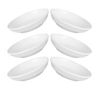 TOKIDNY Assortiment de 6 Plateaux Ronds en Céramique 11,5 CM pour Chauffe-Cire, Gamelle Chauffante pour Bougies Parfumées et Accessoires D’Aromathérapie