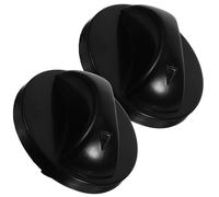 TOKIDNY Bouton Commandes Ventilateur Noir en Abs 2pcs Minuterie pour Remplacement Ventilateur Électrique, Accessoires pour Interrupteur, Fête la Maison