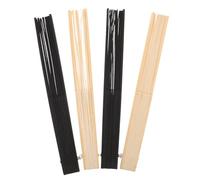 TOKIDNY Cadres D’Éventail Pliables en Bambou Brut 4 Pcs Kit Léger Soi-Même Baleines Simples et Clous, pour Événements en Plein Air et Artisanat