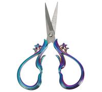 TOKIDNY Ciseaux à Broder Style Européen Rétro Vintage Mini Ciseaux Multifonctionnels en Acier Inoxydable Bleu Adaptés pour Broderie et Découpe Papier pour Loisirs Créatifs