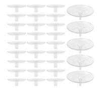 TOKIDNY Disque de Plantation Flottant en Plastique 40pcs pour Fleurs et Plantes, Insert de Vase à Fleurs Polyvalent pour Centre de Table la Maison Bureau