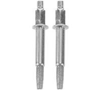 TOKIDNY Meules pour Tronçonneuse en Corindon et Fer, Outil D'affûtage Précis et Fiable, Pack de 2 Pièces Léger Argenté, pour Affûtage Chaîne Tronçonneuse
