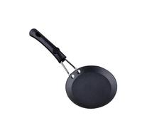 TOKIDNY Mini Poêle à Frire en Fonte Noire Fond Plat Antiadhésif pour Induction, pour Œufs et Omelettes Usage Domestique et Professionnel