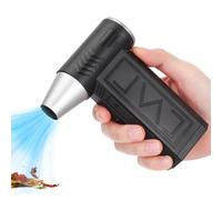 TOKIDNY Mini Ventilateur Portable Turbo Haute Vitesse en Abs Robuste avec 2x4000mah pour Camping et Fête Estivale, Ventilateur Pratique Noir à Main pour Activités en Plein Air