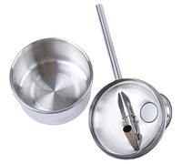 TOKIDNY Pulvérisateur Portable en Acier Inoxydable 200ml pour Poterie Pulvérisation de Glaçure, Outil Créatif pour Peinture et Soufflage de Céramique