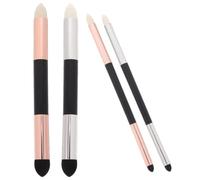 TOKIDNY Stylo Estompeur de Mélange Lavable 4pcs avec Éponges Double Tête en Plastique pour Artistes et Étudiants, Efface Facilement les Traits Indésirables en Cours de Dessin