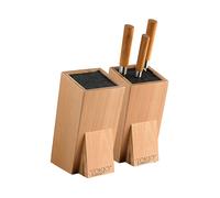 Tokio Kitchenware 2 blocs à couteaux universels avec lamelles