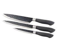Tokio Kitchenware 3 couteaux avec lames en acier style "martelé"