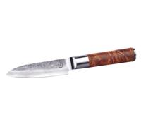 Tokio Kitchenware Couteau de chef avec lame en acier Damas 12,7 cm et coffret en bois