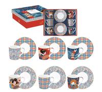 TOKYO Coffret 6 tasses à café 10 n Porcelaine