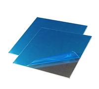 Tôle d’aluminium, Plaque rectangulaire en aluminium pur 1060, épaisseur 3 mm, lot de 2 (100-200) x(100x100x3mm)