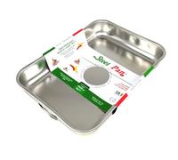 Tôle En Acier Rectangulaire Haute 35x26cm Antiadhésive Inox 2284535
