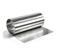 Tôle inox 304 feuille 0,2x200x1000 mm, plaque métal fine pour découpe soudure gravure bricolage, laminé à froid