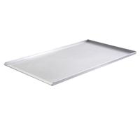 Tôle perforée en aluminium 980 x 580 x 23 mm, 3 côtés à 90°