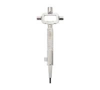 Tolenre Achitecte Clef Carré 6/7 / 8 mm llen avec Graduation Multi-fonction Clé Passe Partout Universel de Chantier en Alliage de Zinc Solide pour Ouvrir Porte Fenêtre Armoire - Argent