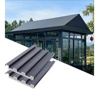 Tôles de toiture isolées en alliage, 1-5PC a isolé les panneaux de toit en aluminium véranda noyau 0.8-1.5m for la serre chaude pergola