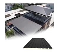 Tôles de toiture isolées en alliage, Le toit ondulé en aluminium isolé de noyau lambrisse la serre chaude garage hangar pergola des panneaux 0.8-1.5m