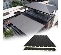 Tôles de toiture isolées en alliage, Le toit ondulé en aluminium isolé de noyau lambrisse la serre chaude garage hangar pergola des panneaux 0.8-1.5m