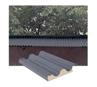 Tôles de toiture isolées en alliage, Panneaux de toit en aluminium isolés tente noyau for le hangar pergola mur(Grey,L-0.9m/3ft)