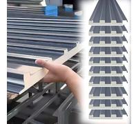 Tôles de toiture isolées en alliage, PC ondulé en aluminium isolé de panneaux revêtement toit noyau 6-10 1-2.5 mètres