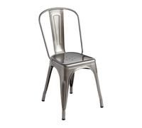 Tolix - Chaise empilable Argent