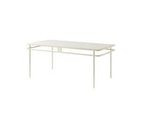 Tolix - Table rectangulaire Blanc