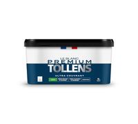 Tollens - Peinture Blanche - Murs, Plafonds & Boiseries - Blanc Premium - Pièces Sèches et Humide - Ultra couvrante - Lessivable - Rapide - Ecolabel - Satin - BLANC - 5L = 60m²