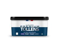 Tollens - Peinture Blanche - Murs, Plafonds & Boiseries - Blanc Premium - Pièces Sèches et Humide - Ultra couvrante - Lessivable - Rapide - Ecolabel - Velours - BLANC - 5L = 60m²