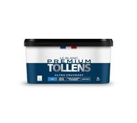 Tollens - Peinture Blanche - Murs, Plafonds & Boiseries - Blanc Premium - Toutes PIèces - Ultra couvrante - Lessivable - Rapide - Ecolabel - Mat - BLANC - 5L = 60m²