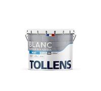 Tollens - Peinture Blanche - Spécial Garage et sous-sol - Ultra Garnissante - Haute Opacité - Séchage Ultra Rapide - Protection Anti-Moisissures - BLANC - 10L = 100m²