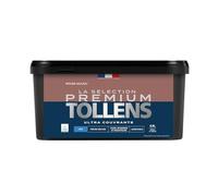 Tollens - Peinture Couleur - Murs, Boiseries & Radiateurs - La Sélection Premium - Pièces sèches - Ultra couvrante - Résistante - Ultra rapide - Ecolabel - Mat - ROUGE ACAJOU - 2L5 = 30m²