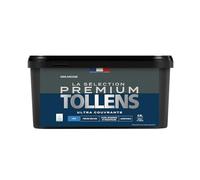 Tollens - Peinture Couleur - Murs, Boiseries & Radiateurs - La Sélection Premium - Pièces sèches - Ultra couvrante - Résistante - Ultra rapide - Ecolabel - Mat - GRIS ARDOISE - 2L5 = 30m²