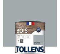 Tollens - Peinture extérieure bois 2 en 1 - Ultra Résistante - Finition Satin - Laque Riche en Résine - Pour Toute Boiserie Extérieure - Sans Sous-Couche - Satin - Gris Fenêtre - 2L = 32m2
