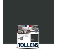 Tollens Peinture extérieure multisupport - Ultra résistante Haute qualité - Satin - Noir - 0,5L = 7m2