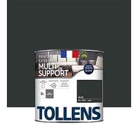 Tollens Peinture extérieure multisupport - Ultra résistante Haute qualité - Satin - Noir - 2L = 28m2