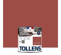 Tollens Peinture extérieure multisupport - Ultra résistante Haute qualité - Satin - Rouge Corail - 0,5L = 7m2