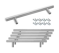 TolleTour 20x barre d'appui Salle de bain Poignée de cuisine Poignée de meuble Véritable inox Poignée d'armoire Reling 188*128*12MM