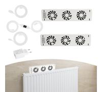 TolleTour Amplificateur de radiateur Kit d'extension radiateur booster ventilateur radiateur Duo-Set