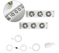 TolleTour Amplificateur de radiateur Kit d'extension radiateur booster ventilateur radiateur Duo-Set