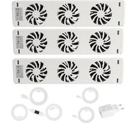 TolleTour Amplificateur de radiateur Kit d'extension radiateur booster ventilateur radiateur Trio-Set