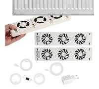 TolleTour Amplificateur de radiateur Set d'extension Radiateur booster ventilateur radiateur ventilateur Duo-Set