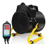 TolleTour Chauffage de la serre Accessoires pour le jardin & la serre Chauffage de la serre 2000W avec régulateur de température BioGreen