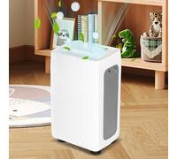TolleTour Déshumidificateur 26L/jour mode sommeil,Réservoir amovible 4.5L Minuterie 24 heures pour chambre à coucher Salle de bains Cave Armoire Bureau Garage contre humidité Saleté & moisissure