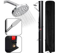 TolleTour Douche solaire de jardin Robinet de douche de piscine de camping Douche solaire d'extérieur 40L (avec couvercle de protection、avec douchette)