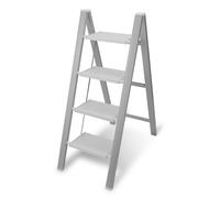 TolleTour Escabeau Escabeau pliant 4 marches Argent Escabeau pliant Alu