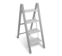 TolleTour Escabeau pliant 4 marches Argent Escabeau Escabeau pliant Alu