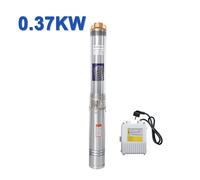 TolleTour Pompe pour puits profond 4" Pompe pour puits Pompe submersible Pompe à eau Pompe de jardin Acier inoxydable 20 mètres 370 W 4000 L/h